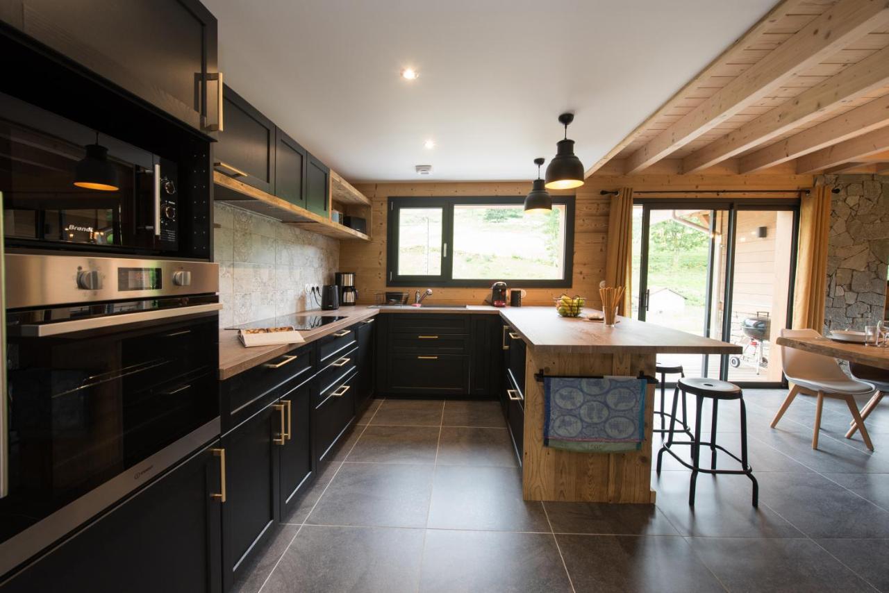 Tout Neuf - Chalet Pebie 8 A 10 Pers Avec Sauna ลาแบรส ภายนอก รูปภาพ